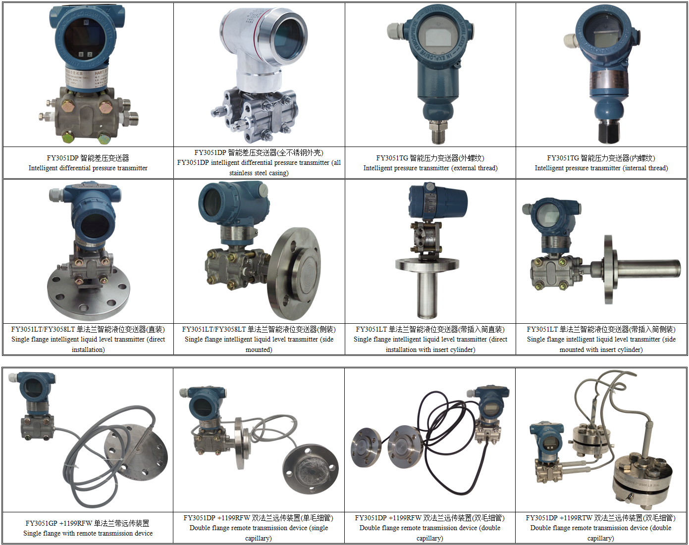 FY3051DP智能差压变送器产品分类.png